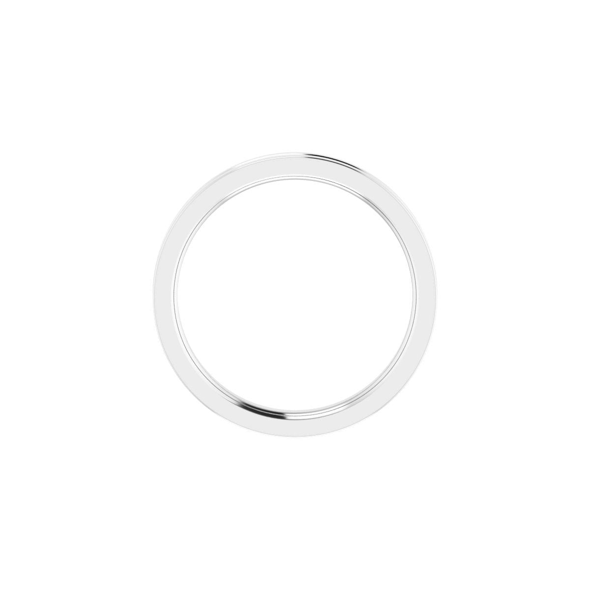 Grooved Comfort-Fit Flat Band