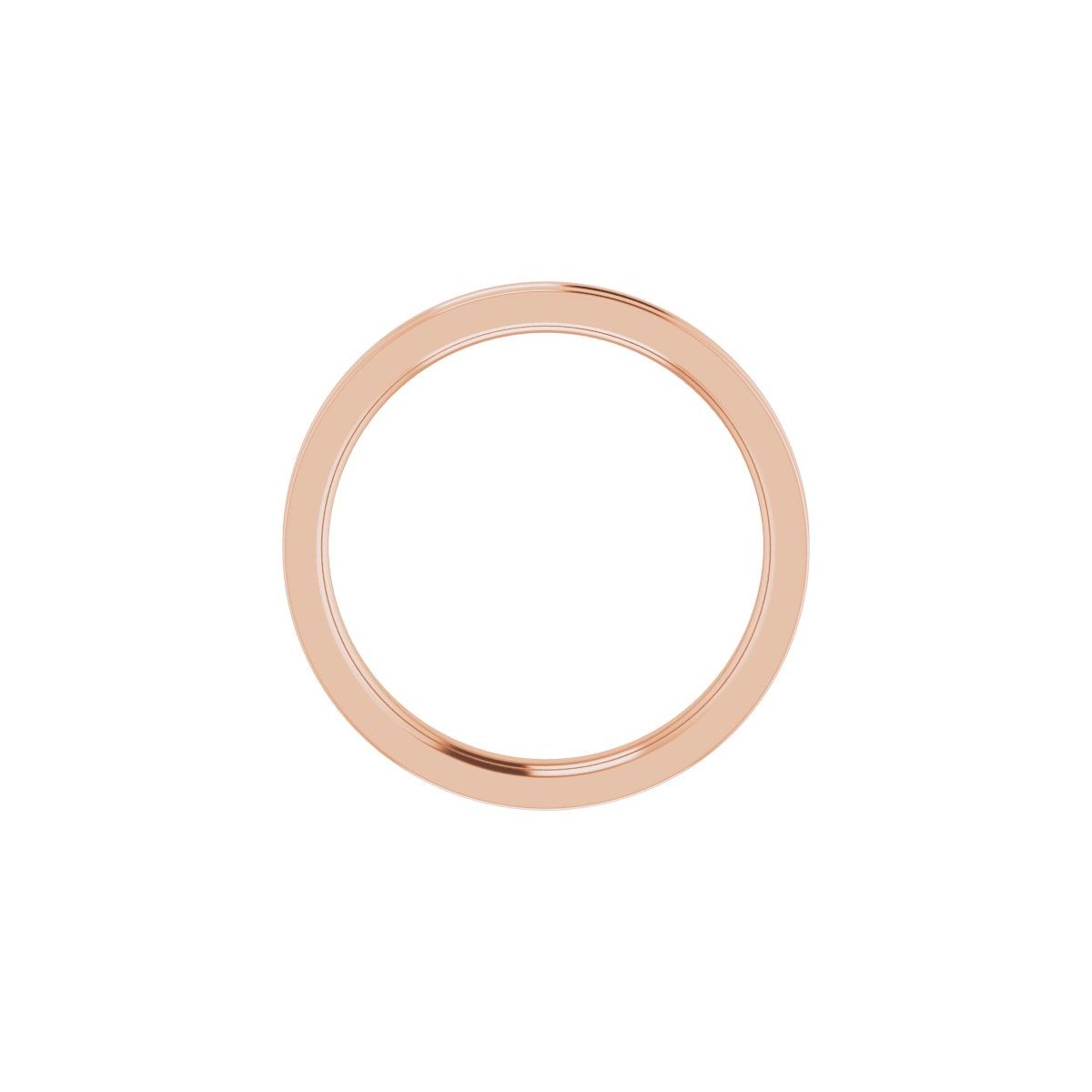 Grooved Comfort-Fit Flat Band