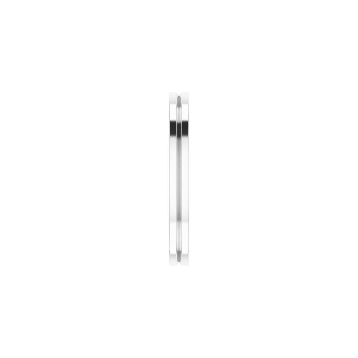 Grooved Comfort-Fit Flat Band
