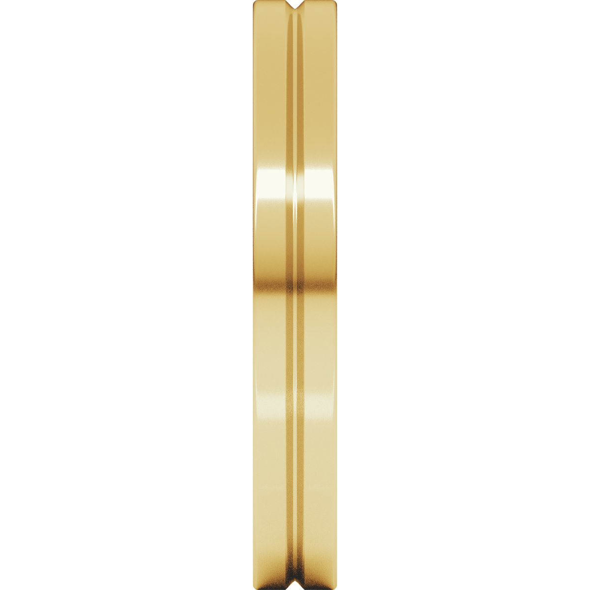 Grooved Comfort-Fit Flat Band