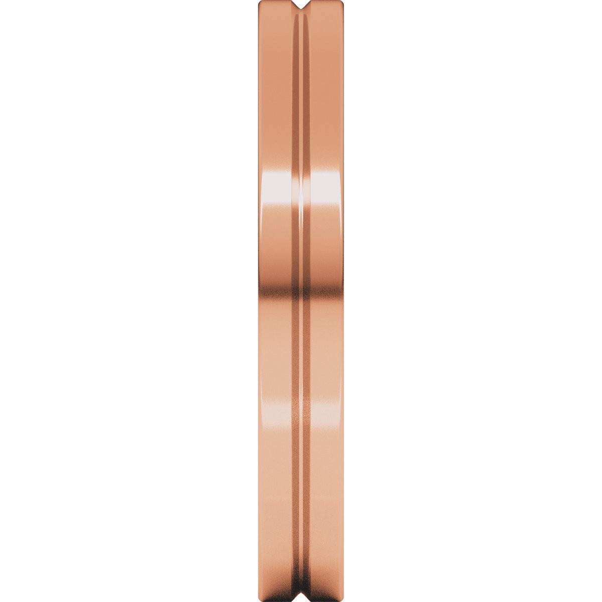 Grooved Comfort-Fit Flat Band