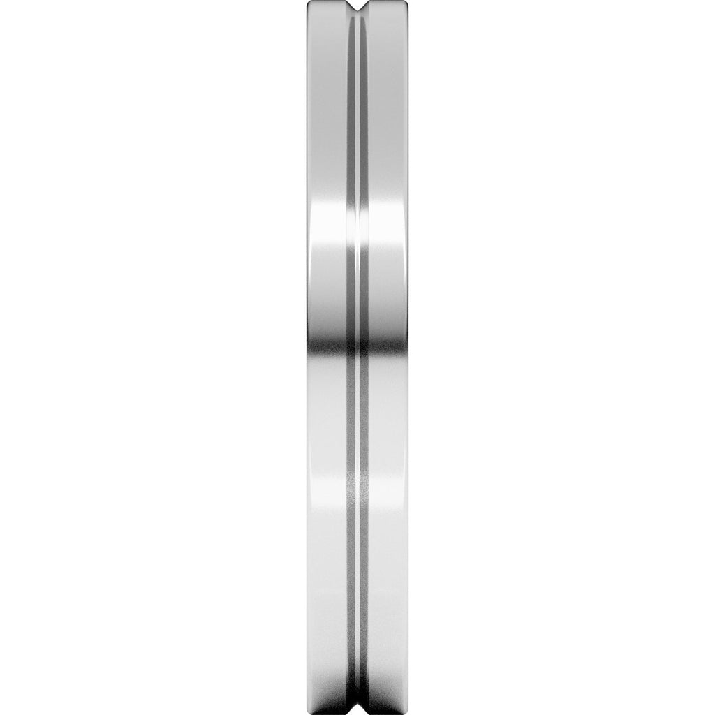 Grooved Comfort-Fit Flat Band