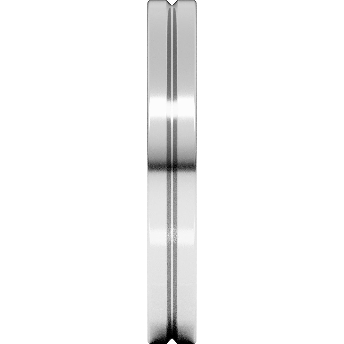 Grooved Comfort-Fit Flat Band