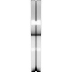 Grooved Comfort-Fit Flat Band