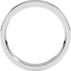 Grooved Comfort-Fit Flat Band