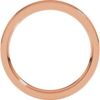 Grooved Comfort-Fit Flat Band