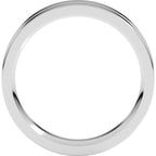 Grooved Comfort-Fit Flat Band