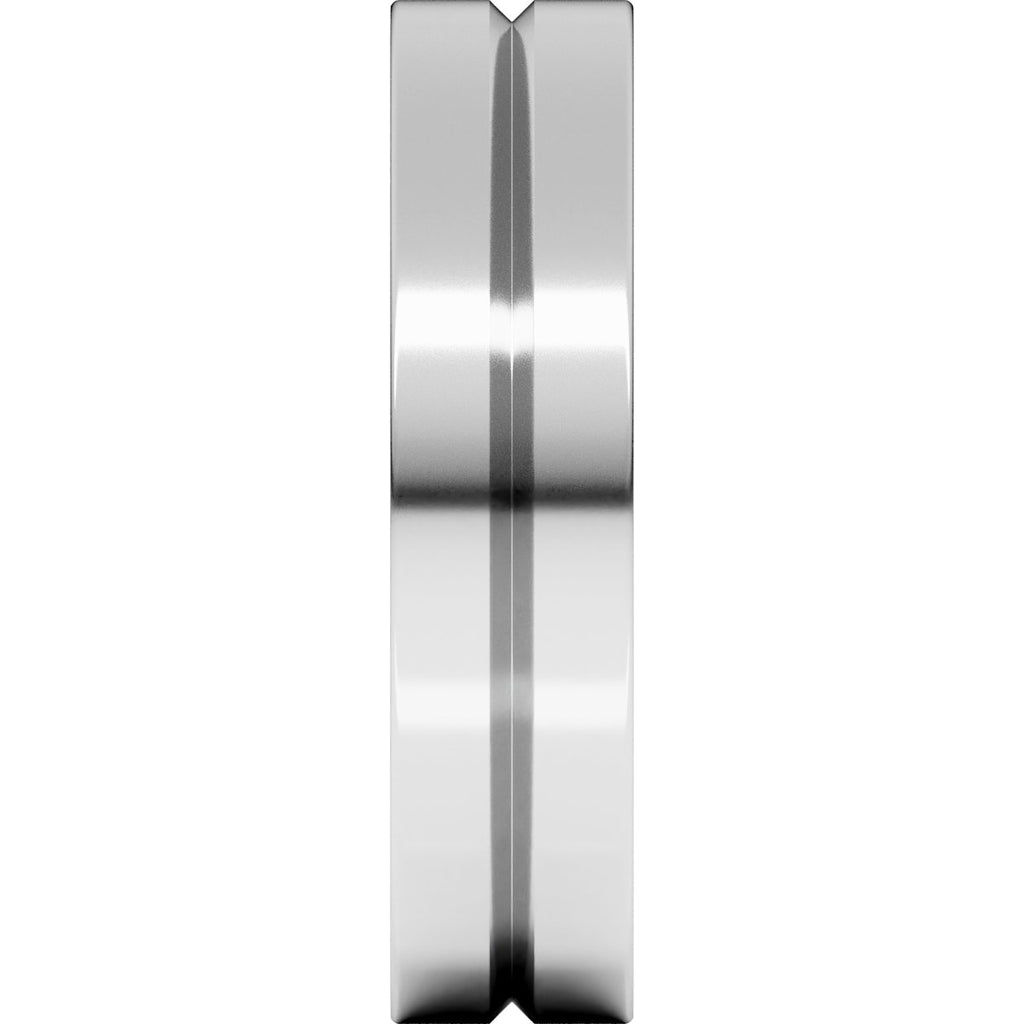 Grooved Comfort-Fit Flat Band