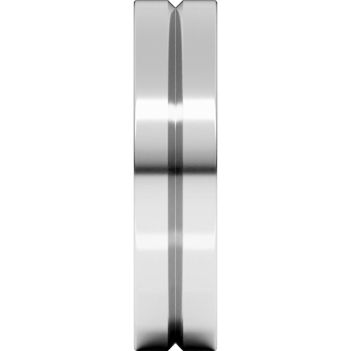 Grooved Comfort-Fit Flat Band