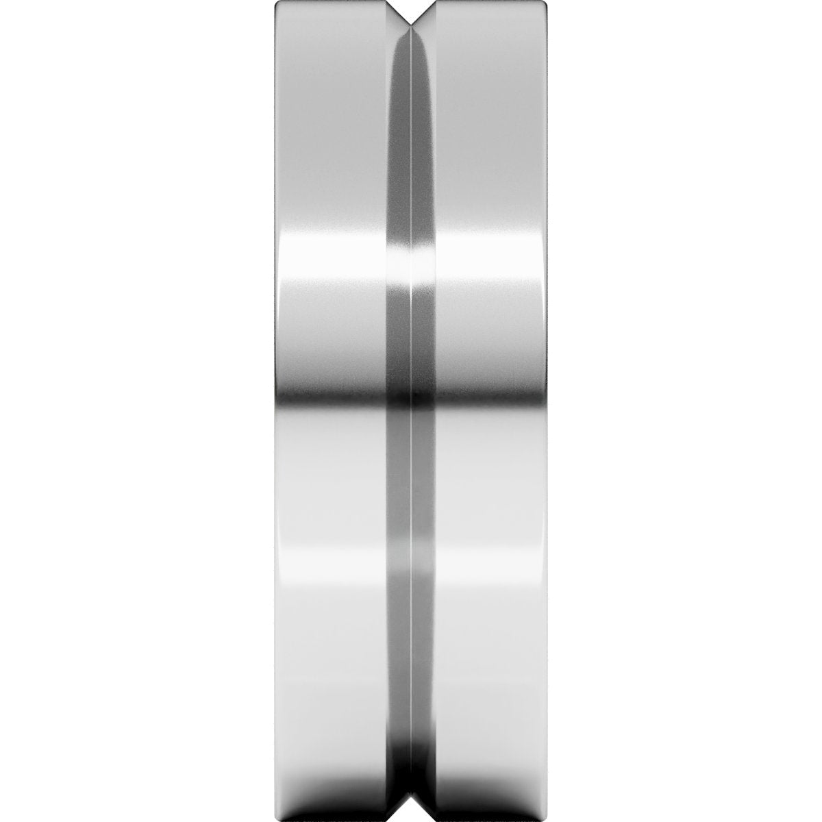 Grooved Comfort-Fit Flat Band