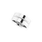 Grooved Comfort-Fit Flat Band