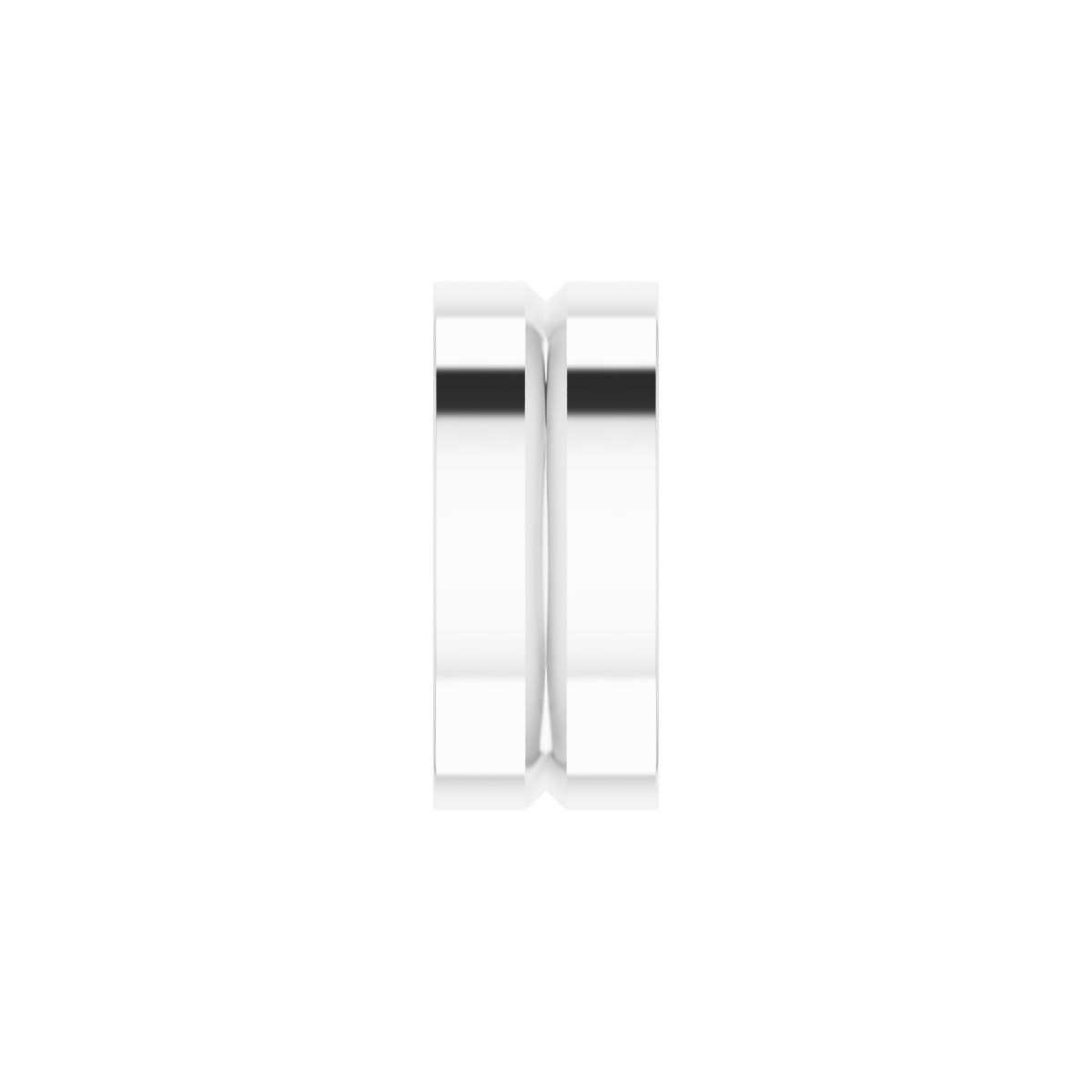 Grooved Comfort-Fit Flat Band