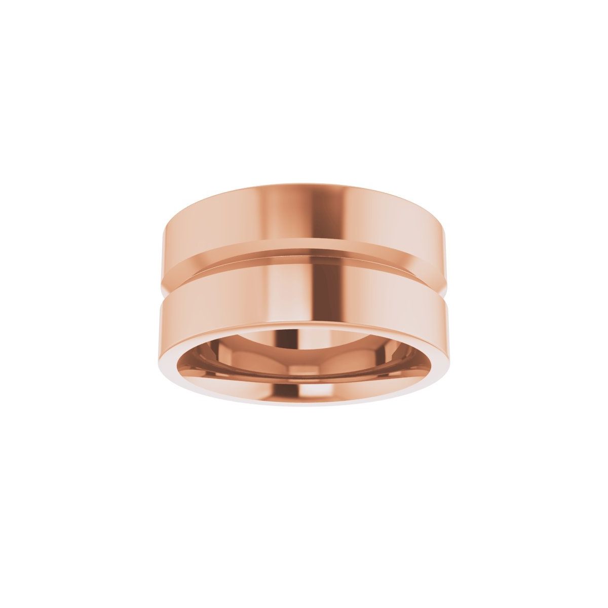 Grooved Comfort-Fit Flat Band