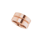Grooved Comfort-Fit Flat Band