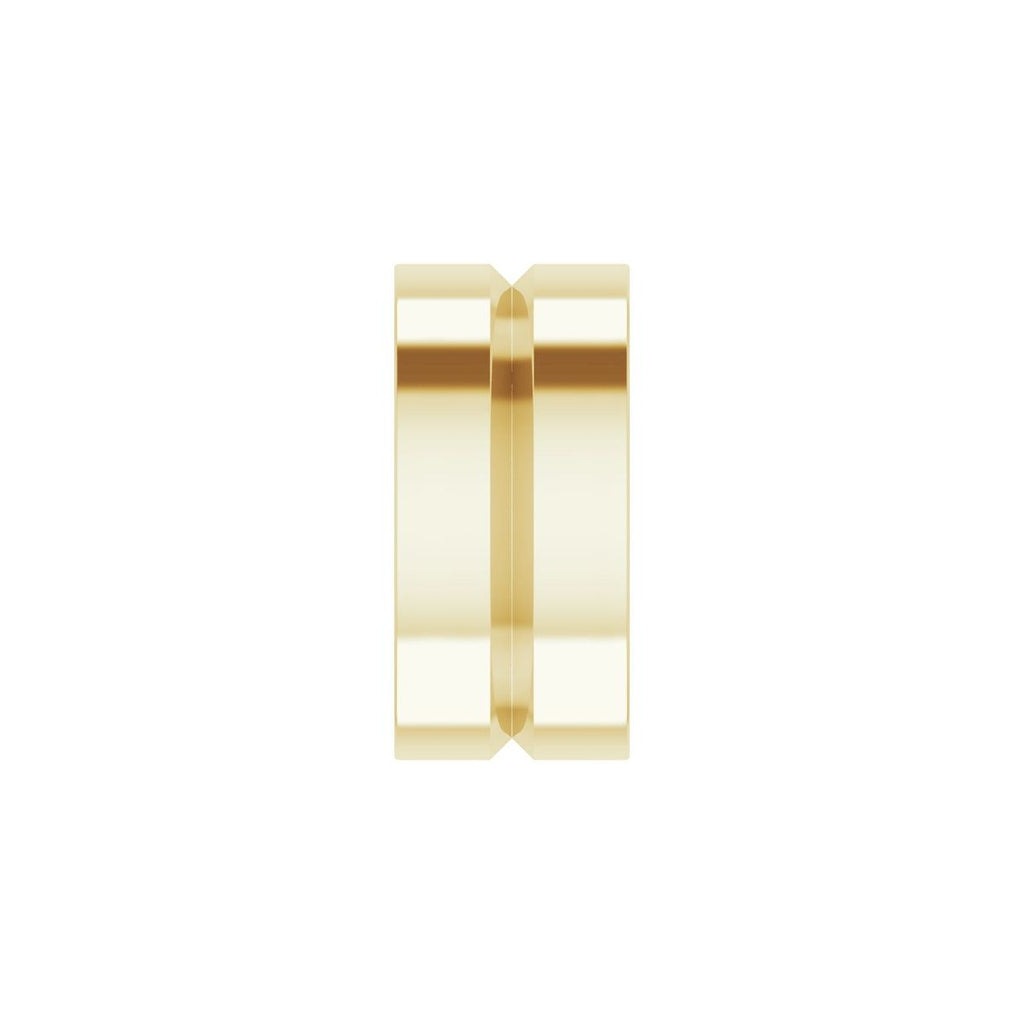 Grooved Comfort-Fit Flat Band