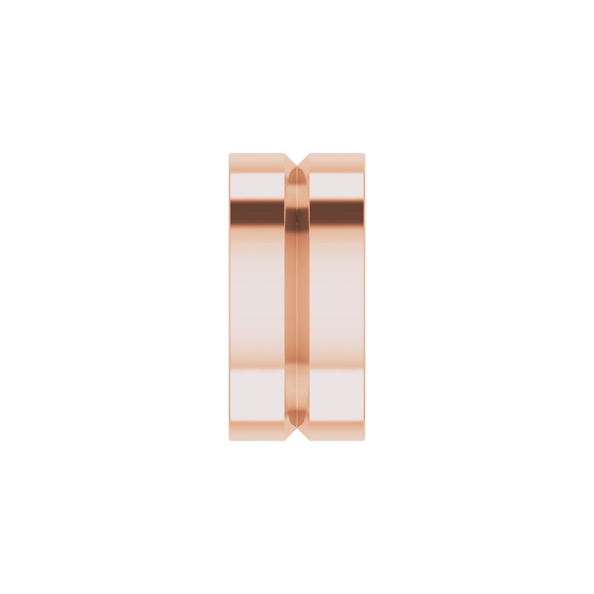 Grooved Comfort-Fit Flat Band