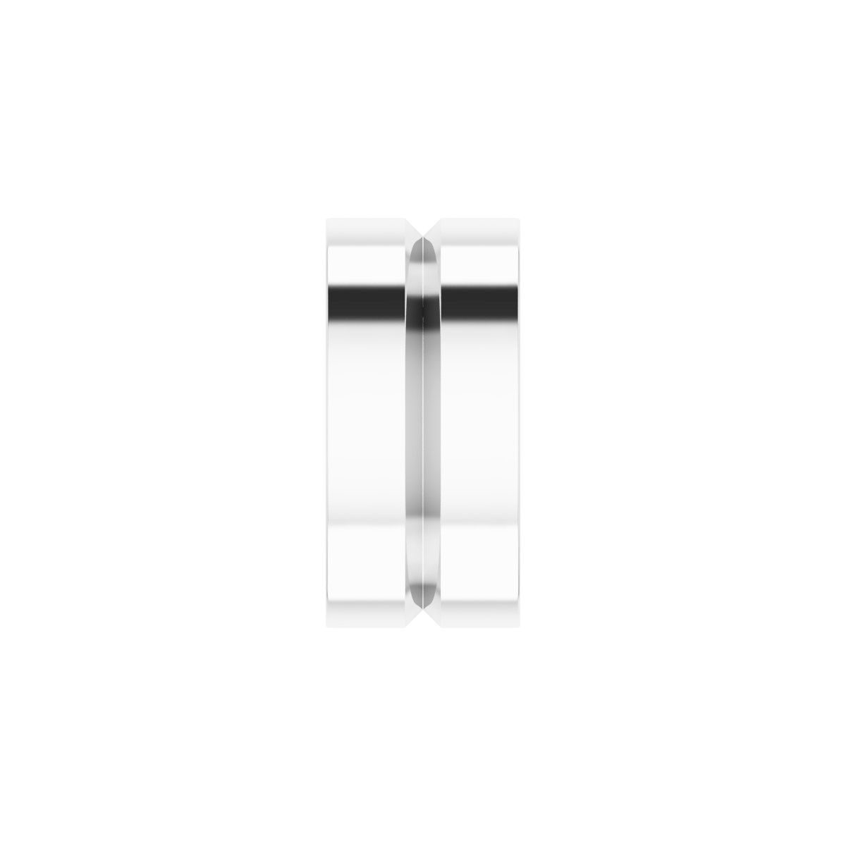 Grooved Comfort-Fit Flat Band