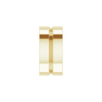 Grooved Comfort-Fit Flat Band