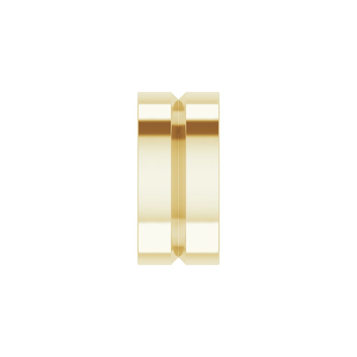 Grooved Comfort-Fit Flat Band