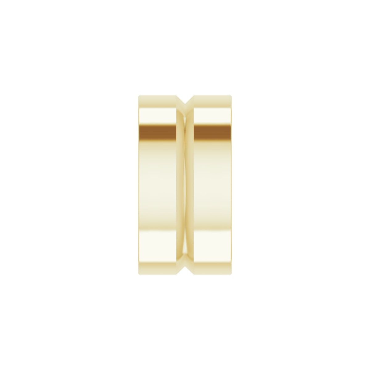 Grooved Comfort-Fit Flat Band