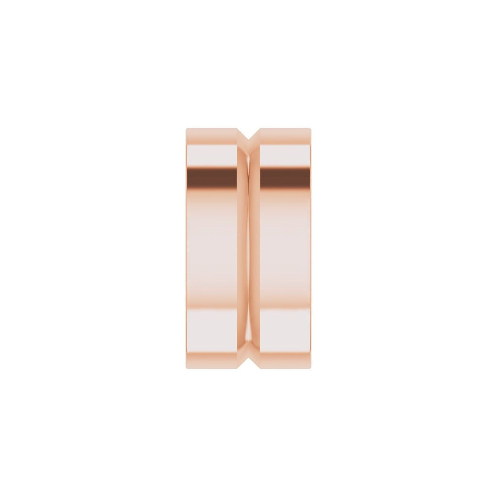 Grooved Comfort-Fit Flat Band