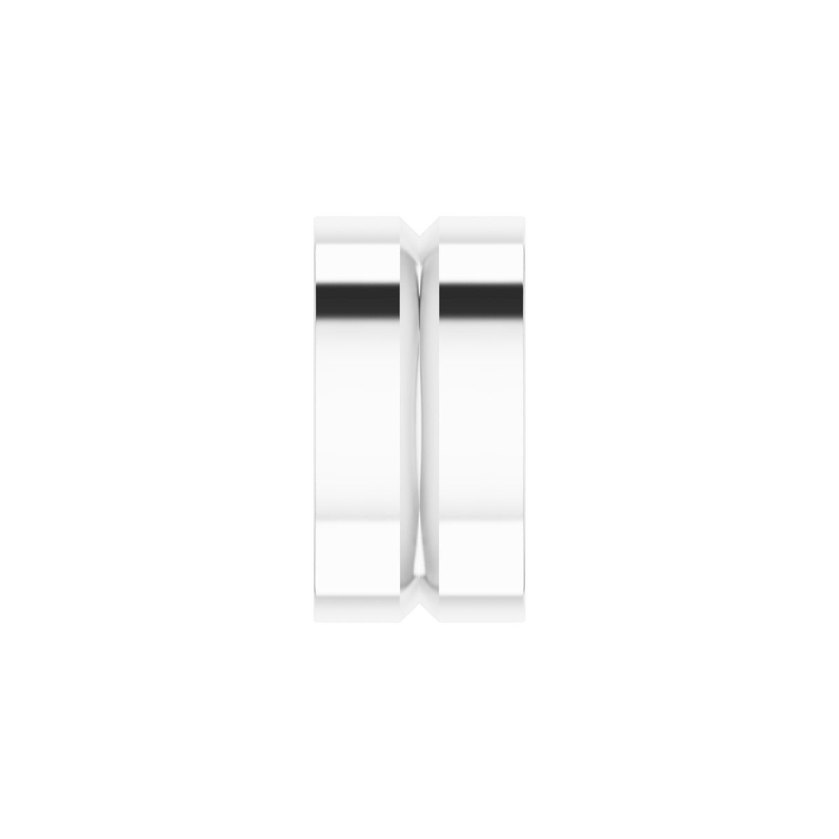 Grooved Comfort-Fit Flat Band