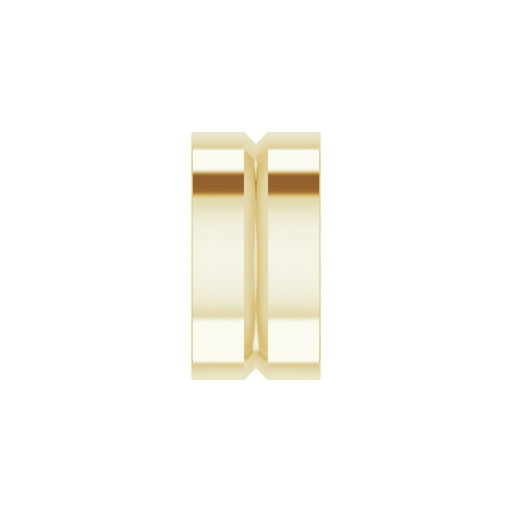 Grooved Comfort-Fit Flat Band