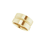 Grooved Comfort-Fit Flat Band