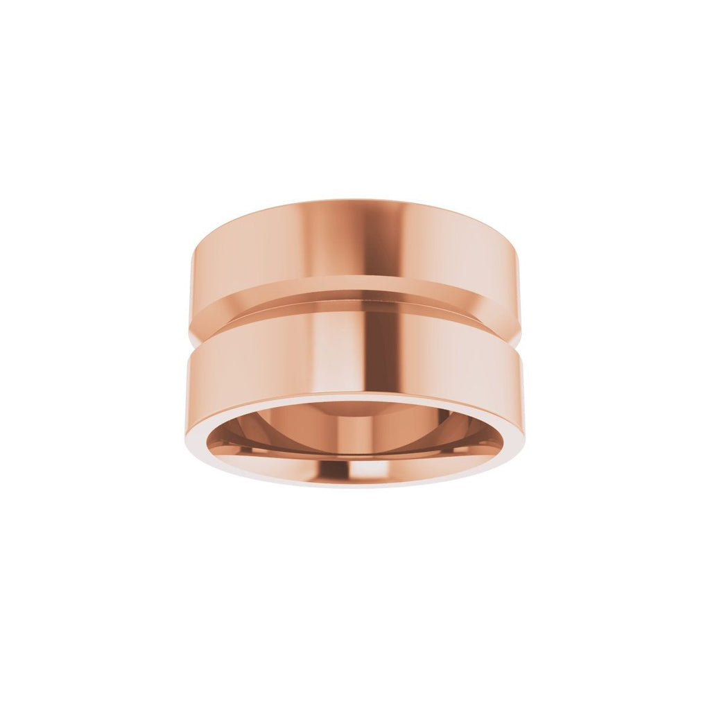 Grooved Comfort-Fit Flat Band