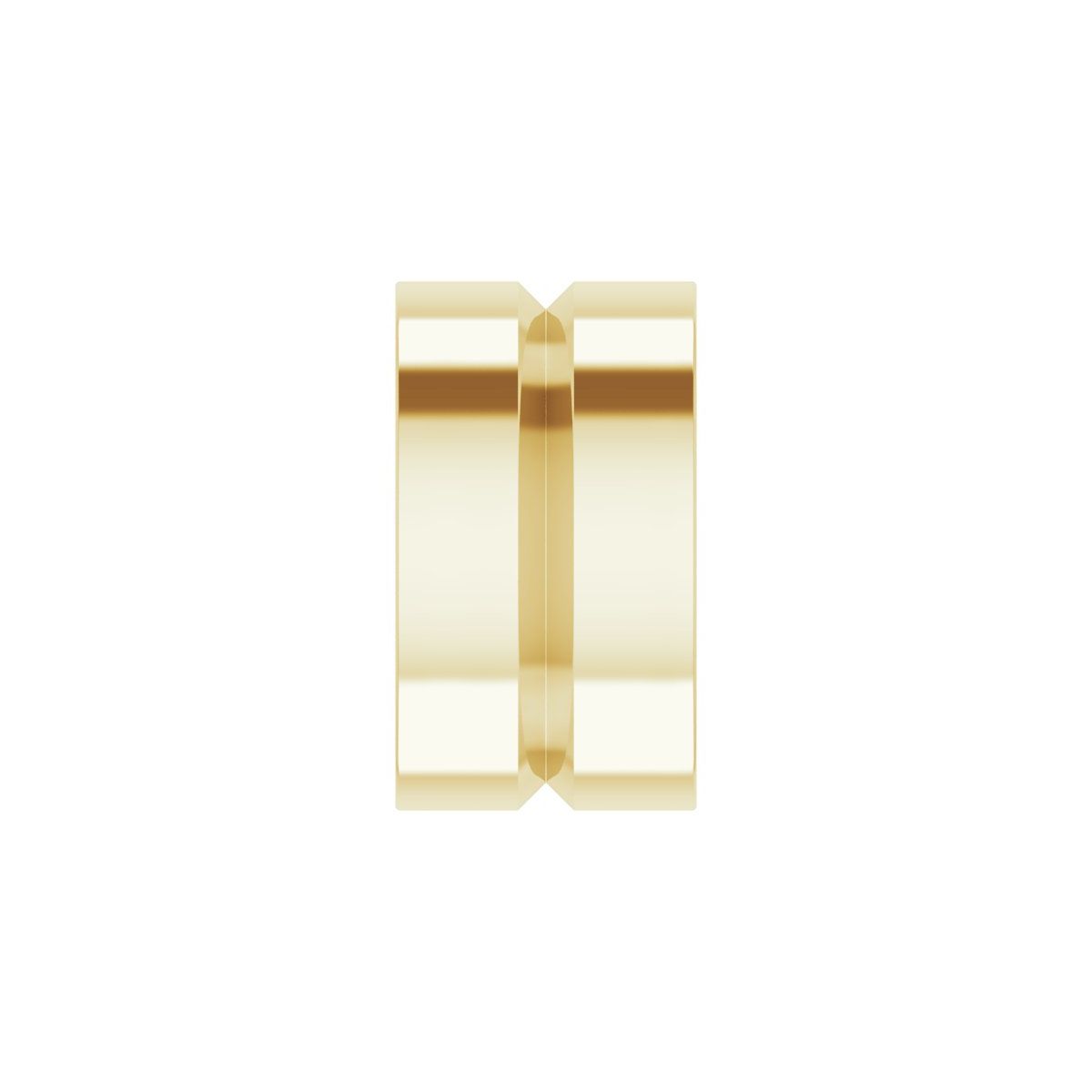 Grooved Comfort-Fit Flat Band