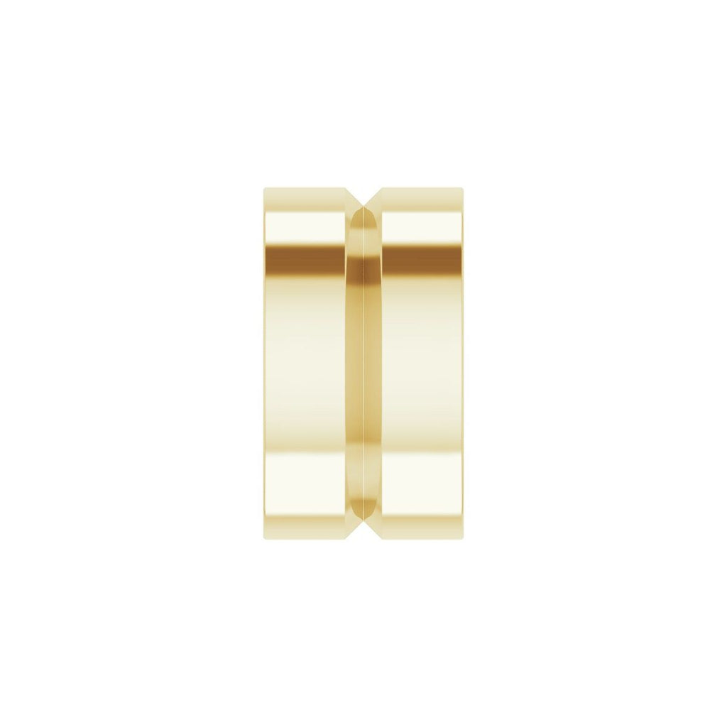 Grooved Comfort-Fit Flat Band