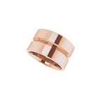 Grooved Comfort-Fit Flat Band