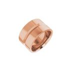Grooved Comfort-Fit Flat Band