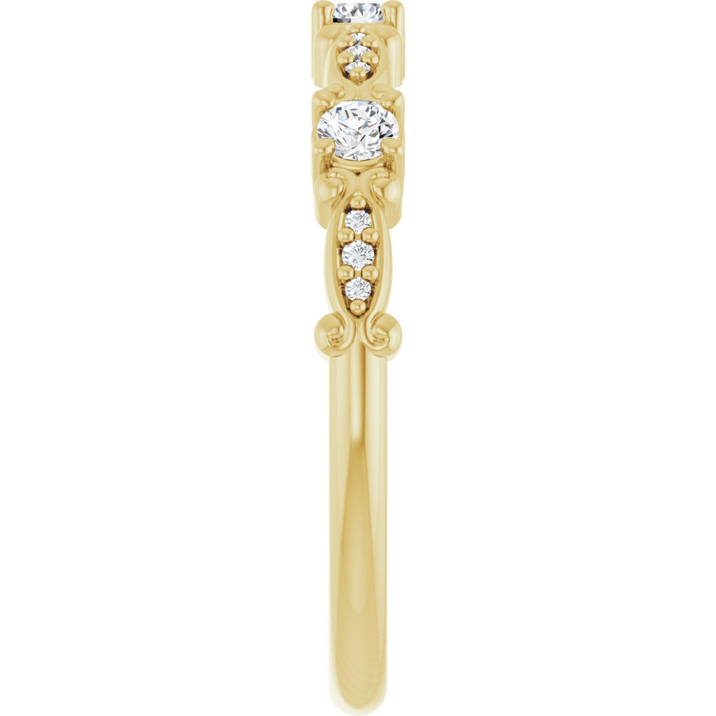 Vintage-Inspired Anniversary Band