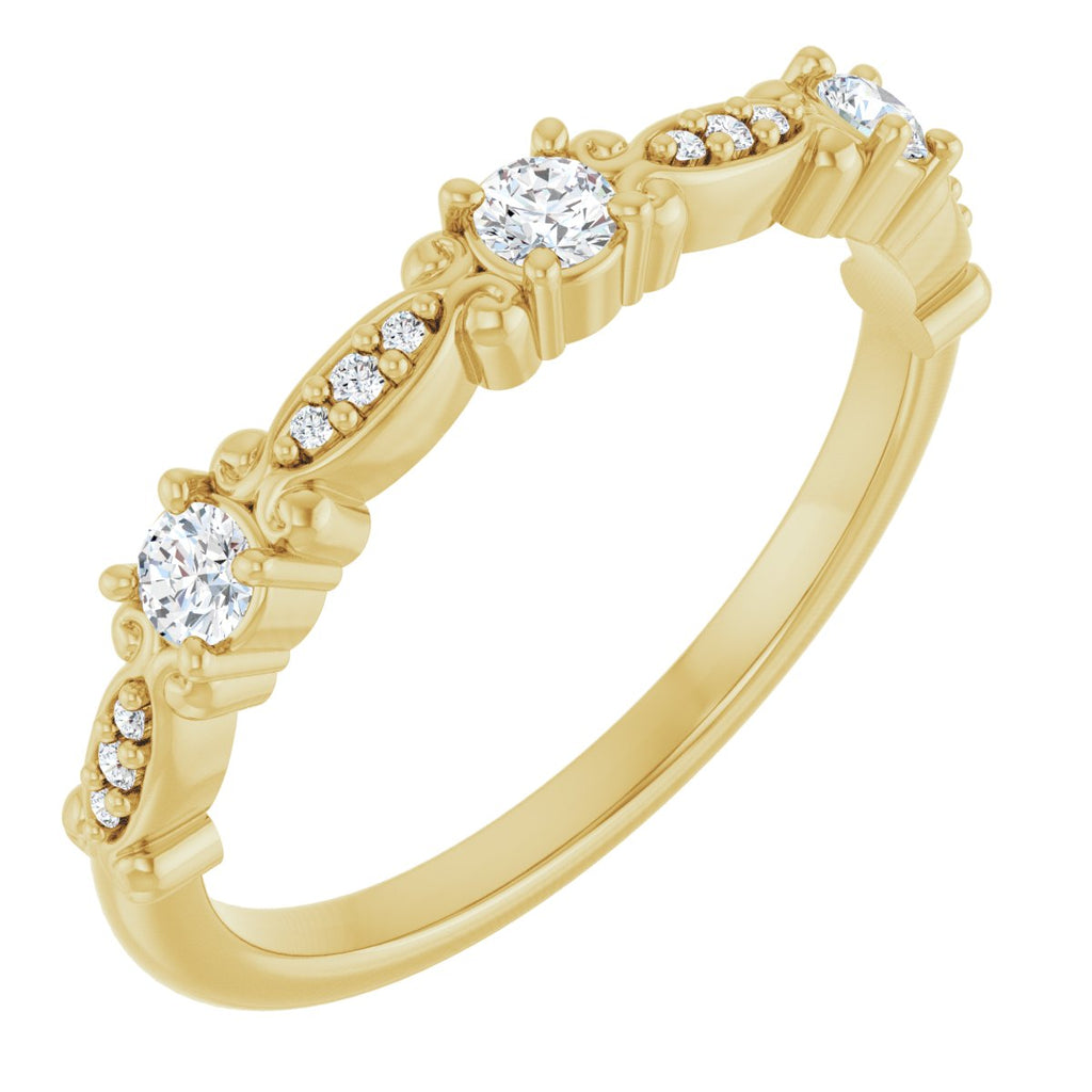 Vintage-Inspired Anniversary Band