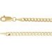 Bezel-Set Solitaire Curb Link Bracelet