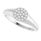 Cluster Signet Ring