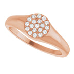 Cluster Signet Ring