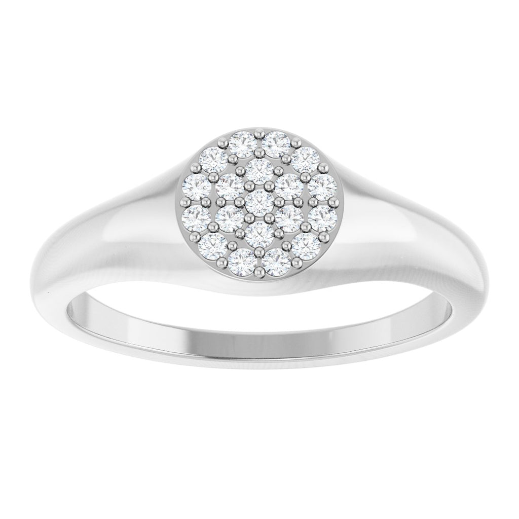 Cluster Signet Ring
