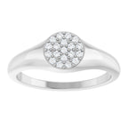 Cluster Signet Ring