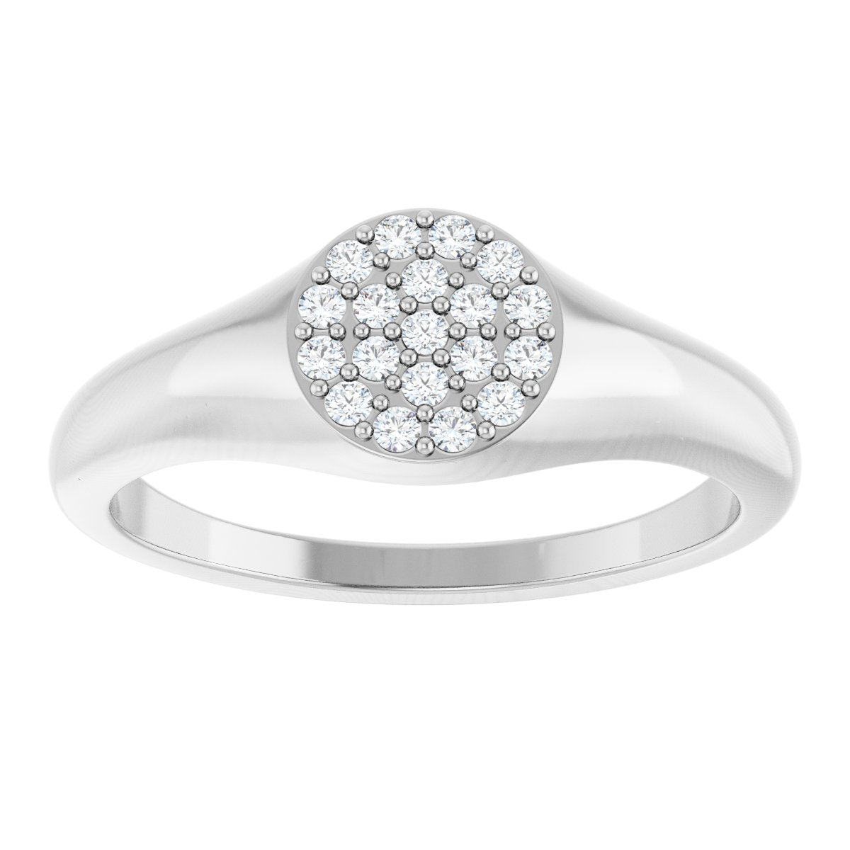 Cluster Signet Ring