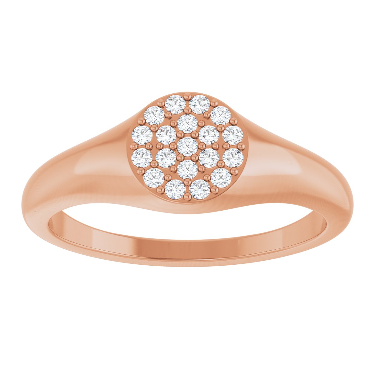 Cluster Signet Ring