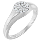 Cluster Signet Ring