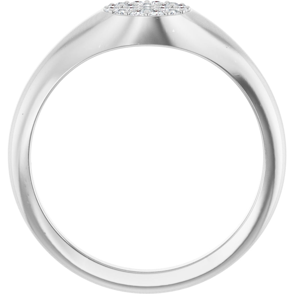 Cluster Signet Ring