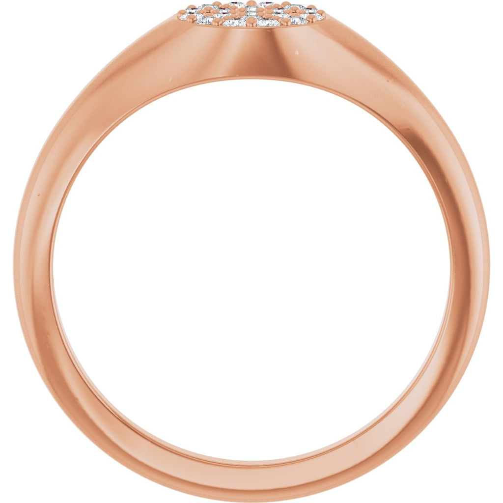 Cluster Signet Ring