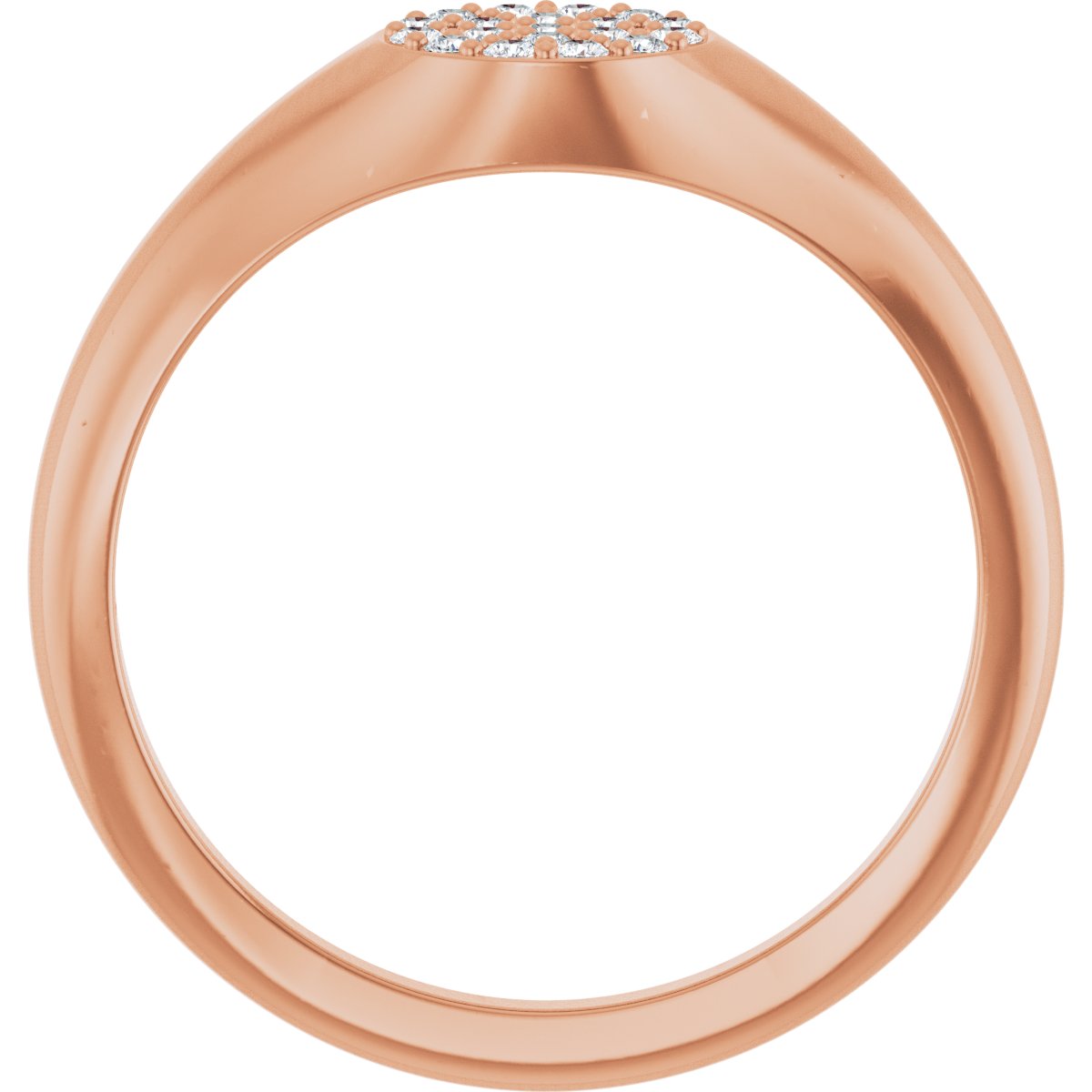 Cluster Signet Ring
