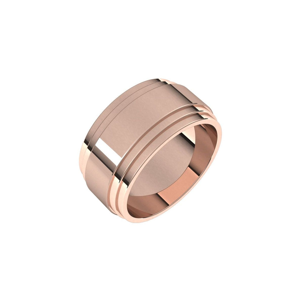 Double Stepped-Edge Flat Band