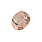 Double Stepped-Edge Flat Band