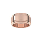 Double Stepped-Edge Flat Band