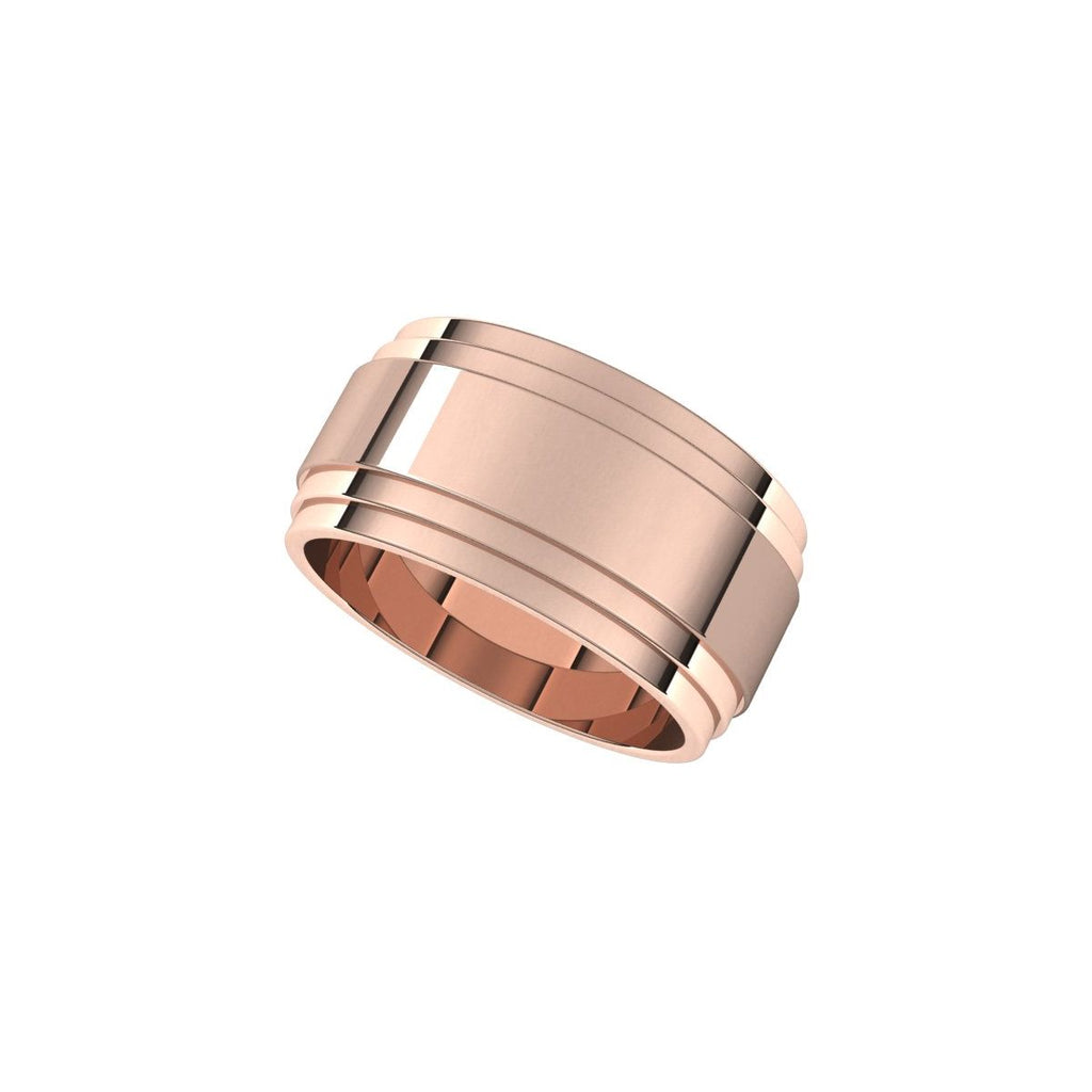 Double Stepped-Edge Flat Band